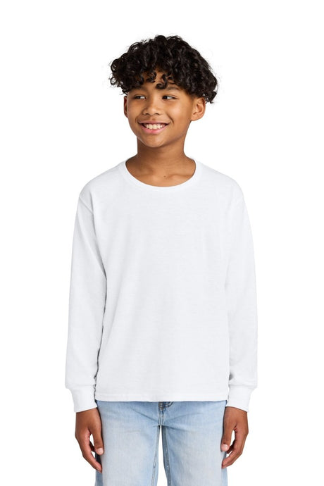 Jerzees ® Youth Dri - Power ® 50/50 Cotton/Poly Long Sleeve 29BL - Jerzees 29BL White S T-Shirts