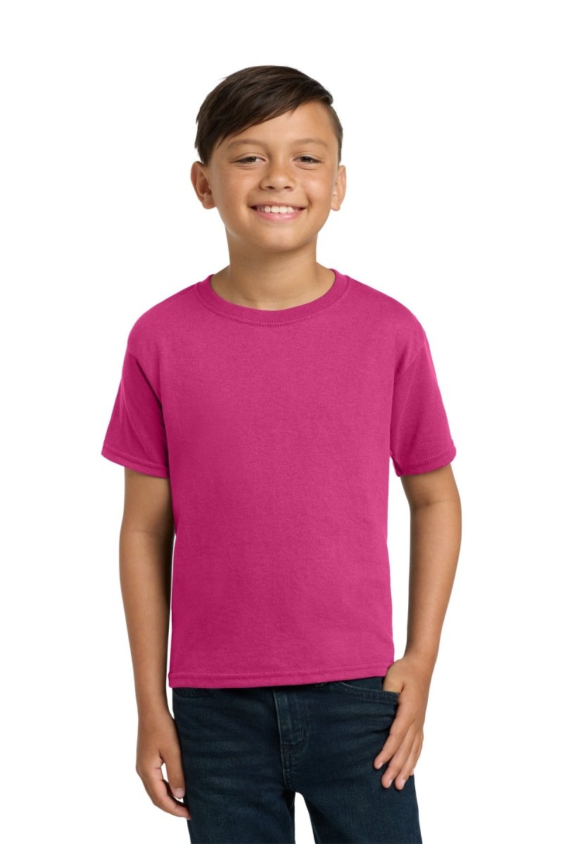 Jerzees ® - Youth Dri - Power ® 50/50 Cotton/Poly T-Shirt. 29B - Jerzees 29B Cyber Pink XS T-Shirts