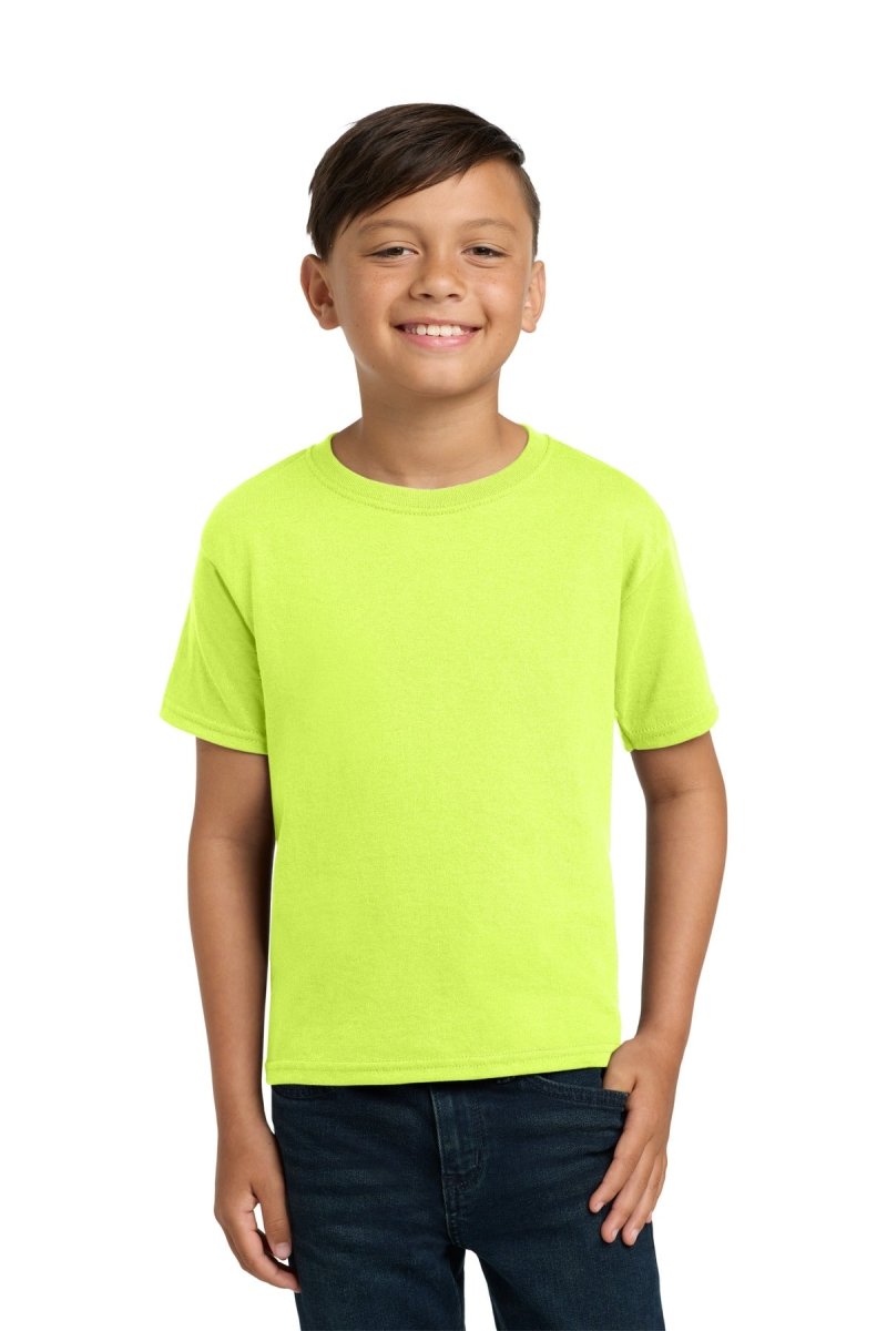 Jerzees ® - Youth Dri - Power ® 50/50 Cotton/Poly T-Shirt. 29B - Jerzees 29B Safety Green XS T-Shirts