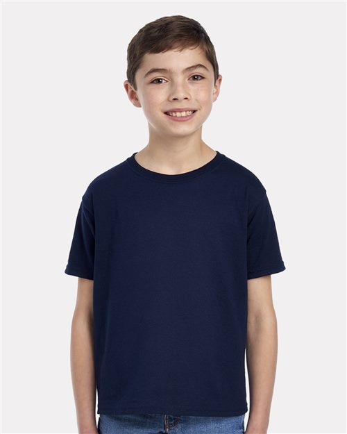 JERZEES Youth Dri - Power® 50/50 T-Shirt - JERZEES 29BR Aquatic Blue XS Short Sleeve T-Shirts