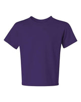 JERZEES Youth Dri - Power® 50/50 T-Shirt - JERZEES 29BR Deep Purple S Short Sleeve T-Shirts