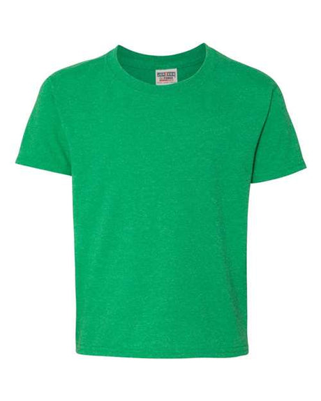 JERZEES Youth Dri - Power® 50/50 T-Shirt - JERZEES 29BR Irish Green Heather S Short Sleeve T-Shirts