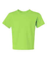 JERZEES Youth Dri - Power® 50/50 T-Shirt - JERZEES 29BR Neon Green XS Short Sleeve T-Shirts