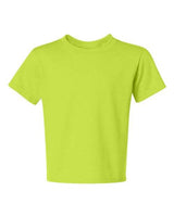 JERZEES Youth Dri - Power® 50/50 T-Shirt - JERZEES 29BR Safety Green XS Short Sleeve T-Shirts