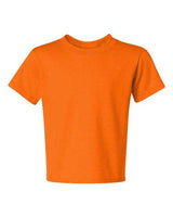 JERZEES Youth Dri - Power® 50/50 T-Shirt - JERZEES 29BR Safety Orange XS Short Sleeve T-Shirts