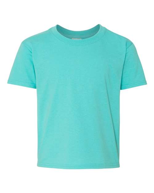 JERZEES Youth Dri - Power® 50/50 T-Shirt - JERZEES 29BR Scuba Blue XS Short Sleeve T-Shirts