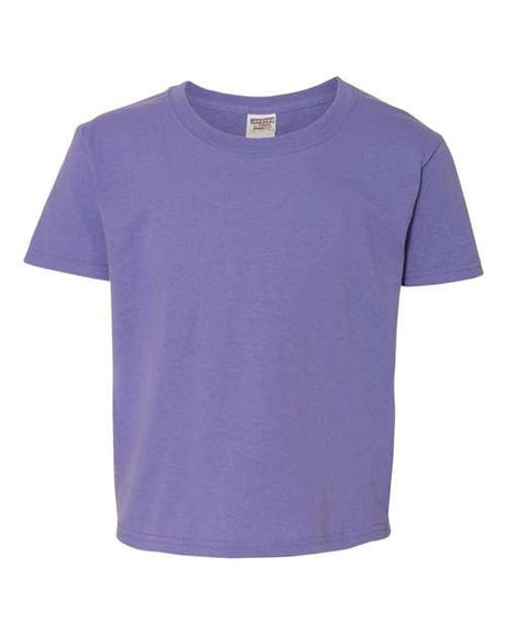 JERZEES Youth Dri - Power® 50/50 T-Shirt - JERZEES 29BR Violet XS Short Sleeve T-Shirts