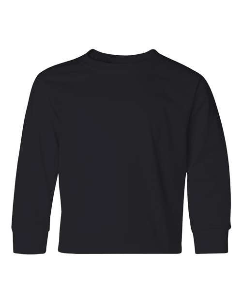 JERZEES Youth Dri - Power® Long Sleeve 50/50 T-Shirt - JERZEES 29BLR Black S Short Sleeve T-Shirts