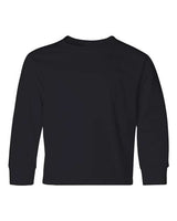 JERZEES Youth Dri - Power® Long Sleeve 50/50 T-Shirt - JERZEES 29BLR Black S Short Sleeve T-Shirts