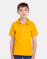 JERZEES Youth Dri - Power® Polo - JERZEES 437K Gold S
