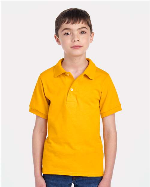 JERZEES Youth Dri - Power® Polo - JERZEES 437K Gold S