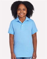 JERZEES Youth Dri - Power® Polo - JERZEES 437K Light Blue L