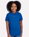 JERZEES Youth Dri - Power® Polo - JERZEES 437K Royal XL