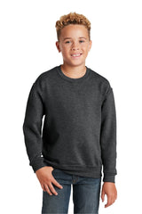 Jerzees ® - Youth NuBlend ® Crewneck Sweatshirt. 562B - Jerzees 562B Black Heather S Sweatshirts/Fleece