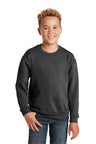 Jerzees ® - Youth NuBlend ® Crewneck Sweatshirt. 562B - Jerzees 562B Black Heather S Sweatshirts/Fleece