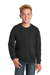 Jerzees ® - Youth NuBlend ® Crewneck Sweatshirt. 562B - Jerzees 562B Black S Sweatshirts/Fleece