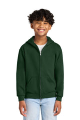 Jerzees ® - Youth NuBlend ® Full - Zip Hooded Sweatshirt. 993B - Jerzees 993B Forest Green S Sweatshirts/Fleece