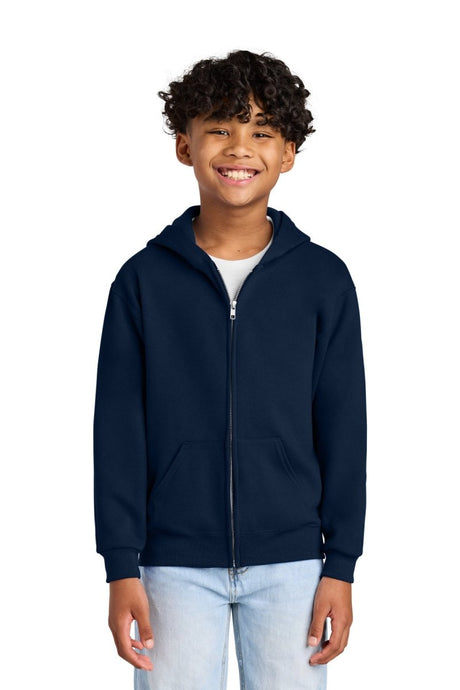 Jerzees ® - Youth NuBlend ® Full - Zip Hooded Sweatshirt. 993B - Jerzees 993B J. Navy S Sweatshirts/Fleece