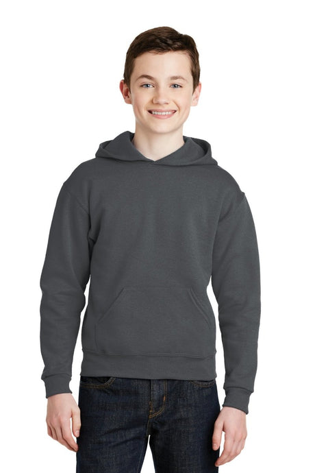 Jerzees ® - Youth NuBlend ® Pullover Hooded Sweatshirt. 996Y - Jerzees 996Y Charcoal Grey S Sweatshirts/Fleece