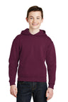 Jerzees ® - Youth NuBlend ® Pullover Hooded Sweatshirt. 996Y - Jerzees 996Y Maroon S Sweatshirts/Fleece