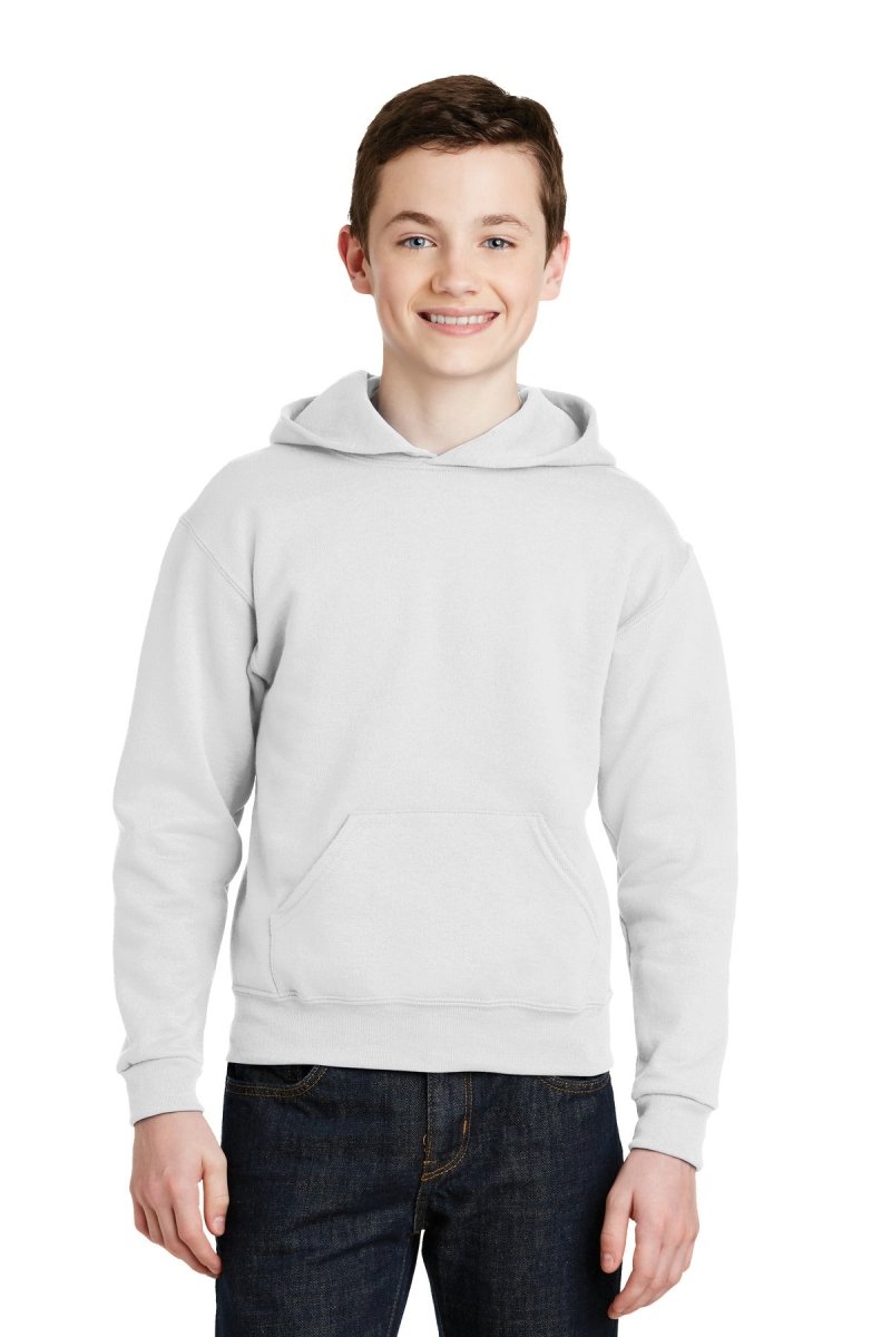 Jerzees ® - Youth NuBlend ® Pullover Hooded Sweatshirt. 996Y - Jerzees 996Y White S Sweatshirts/Fleece