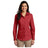 Joe' USA Ladies Long Sleeve Carefree Poplin Shirt XS Red Women's