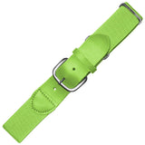 Joe's Baseball/Softball Uniform Belts - Available in All Colors and Sizes Youth Neon Green Belts