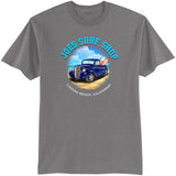 Joe's Surf Truck Design 50/50 Cotton Poly T-Shirts in Regular, Big and Tall Medium Grey Medium Short Sleeve T-Shirts