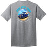 Joe's Surf Truck Design Heavyweight Cotton T-Shirts in Regular, Big and Tall Small Athletic Heather Short Sleeve T-Shirts
