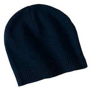 Joe's USA 100% Cotton Beanie Navy Beanies