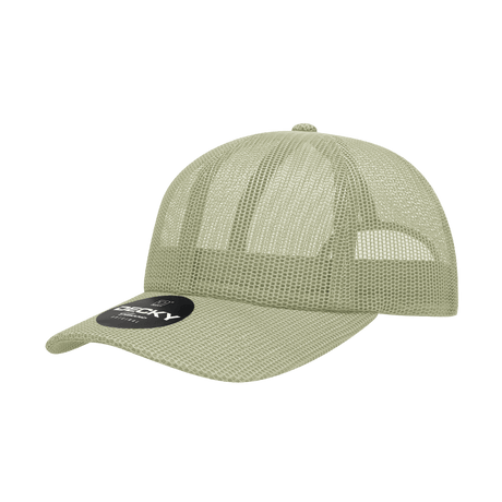 Joe's USA 6 Panel All Mesh Trucker Hat J047 Khaki Standard Caps
