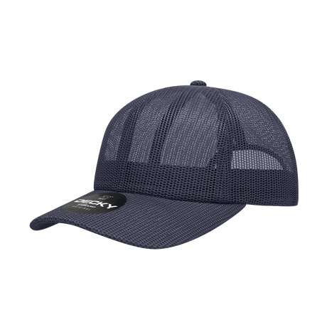 Joe's USA 6 Panel All Mesh Trucker Hat J047 Navy Standard Caps