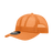 Joe's USA 6 Panel All Mesh Trucker Hat J047 Orange Standard Caps