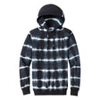 Joe's USA Allover Stripe Tie - Dye Hooded Sweatshirt Black/White Small Sweatshirts