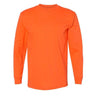 Joe's USA American - Made Long Sleeve Work T-Shirt - Orange Orange S Short Sleeve T-Shirts
