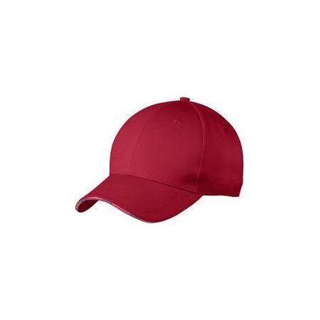 Joe's USA Americana Flag Sandwich Cap Deep Red Hats