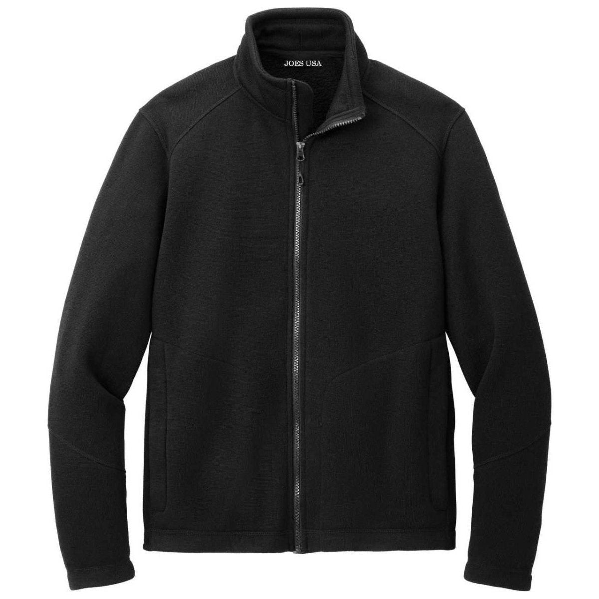 Joe's USA Arc Fleece Full - Zip Sweater Black X - Small