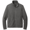 Joe's USA Arc Fleece Full - Zip Sweater Dark Grey Heather X - Small