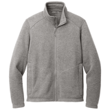 Joe's USA Arc Fleece Full - Zip Sweater Light Grey Heather X - Small
