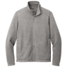 Joe's USA Arc Fleece Full - Zip Sweater Light Grey Heather X - Small