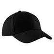 Joe's USA Brushed Twill Cap Black Hats