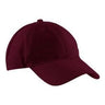 Joe's USA Brushed Twill Low Profile Cap Maroon Hats