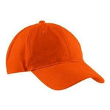 Joe's USA Brushed Twill Low Profile Cap Orange Hats