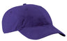 Joe's USA Brushed Twill Low Profile Cap Purple OSFA Hats