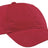 Joe's USA Brushed Twill Low Profile Cap Red OSFA Hats