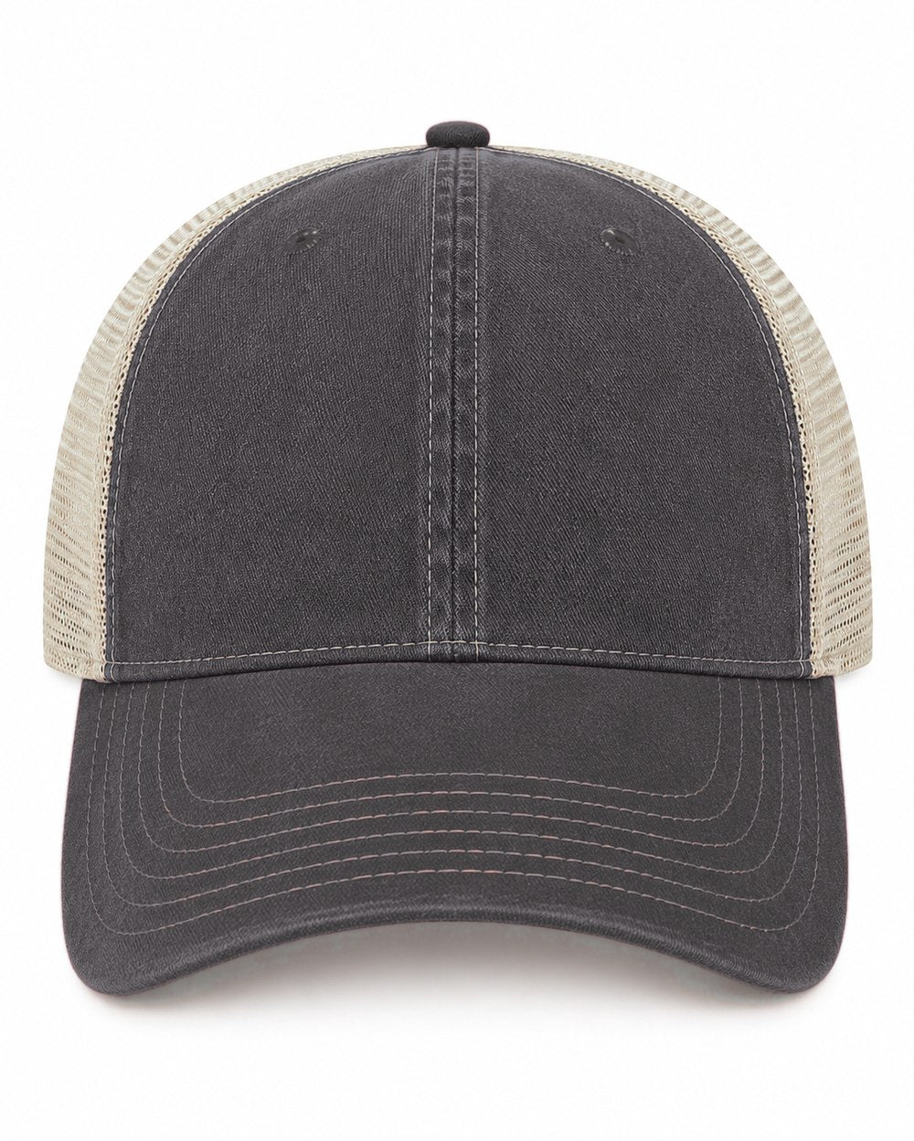 Joe's USA BTA Backroads Trucker Cap Black/Stone Front