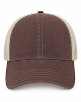 Joe's USA BTA Backroads Trucker Cap Brown/Stone Front