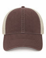 Joe's USA BTA Backroads Trucker Cap Brown/Stone Front