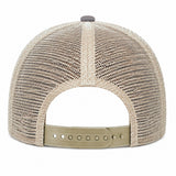 Joe's USA BTA Backroads Trucker Cap Khaki/Black/Stone Back