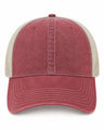 Joe's USA BTA Backroads Trucker Cap Light Maroon/Stone Front